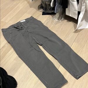 Gray Casual Pants